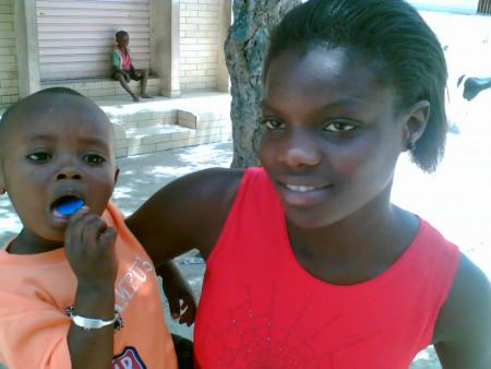 ma petit soeur et  pape diallo